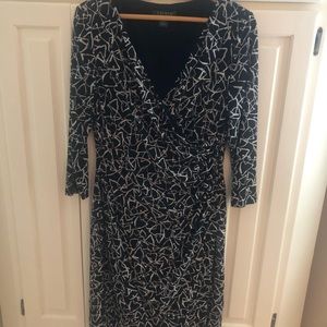 Ralph Lauren V Neck Dress Size 12